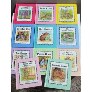 Publications International Childrens Books 1993 HardCover Set Of 11 Short Story